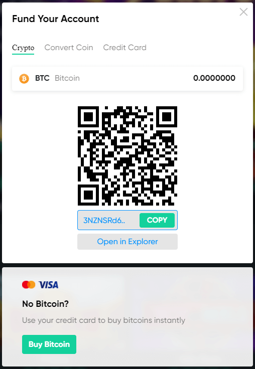 bitcoin.com casino deposit