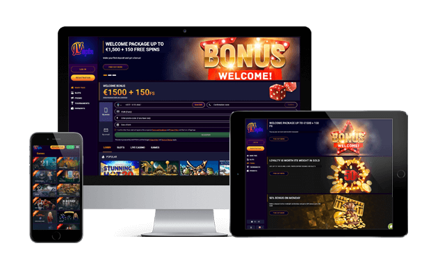 jvspin casino website screens