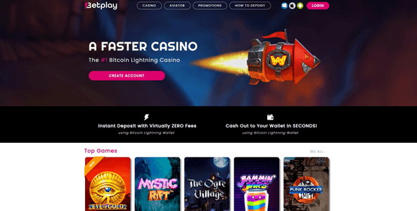 betplay casino website screen