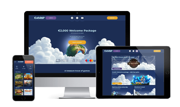 casoo casino website screens