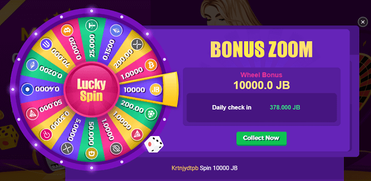 bcgame lucky daily spin