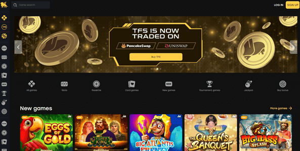 fairspin casino website screen 2022