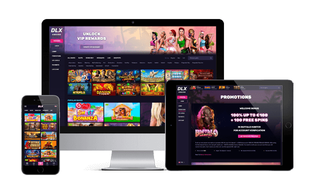 dlx casino website screens