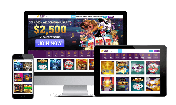 duckyluck casino website screens