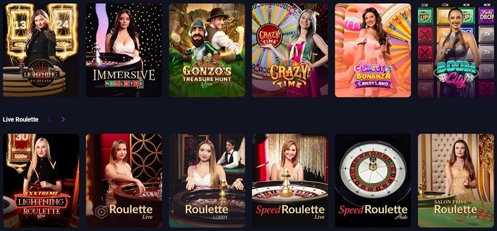 metaspins casino live games