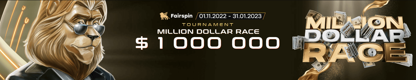 fairspin million dollar race promo
