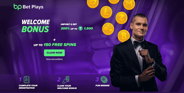 betplays casino website screen