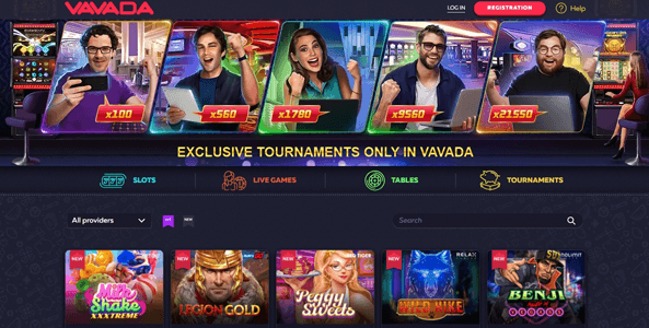 vavada casino website screen