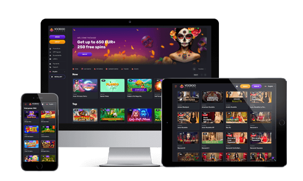 voodoo casino website screens