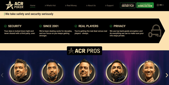 acr poker website screen