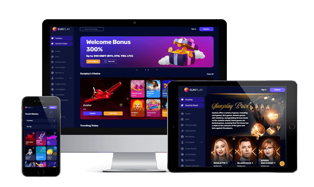 sunplay casino website screens